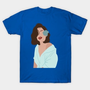 Woman at the beach 1 T-Shirt